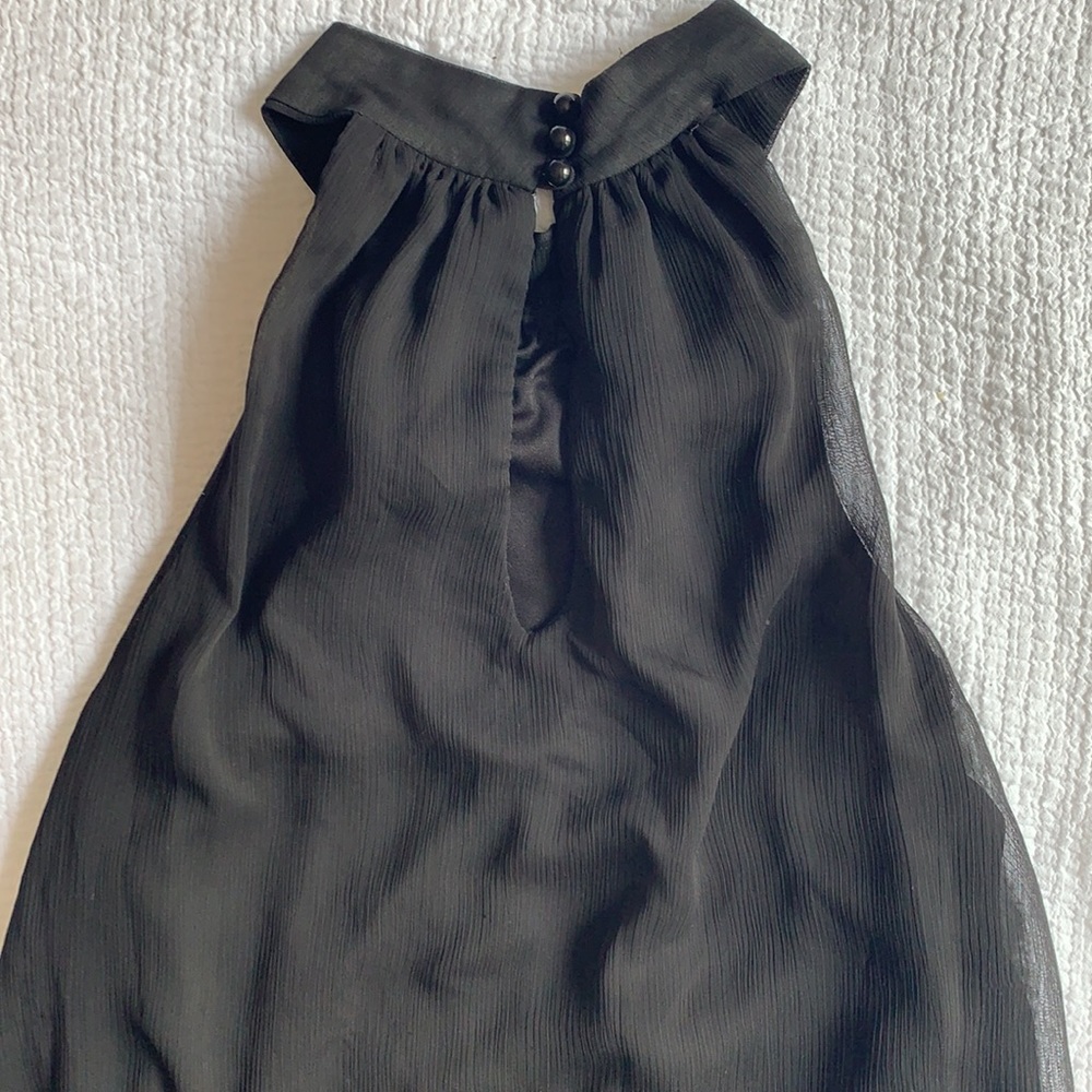 Black Ruffle Top/Dress - Picture 2 of 2
